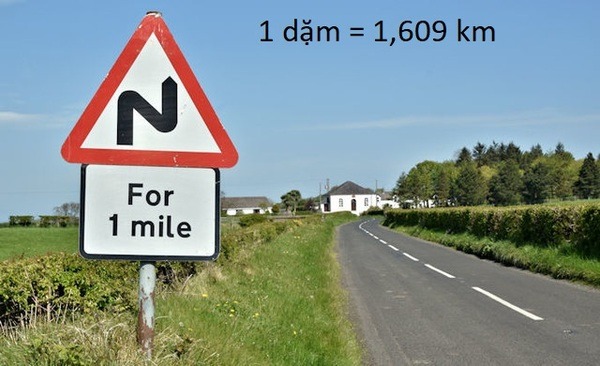 1 dặm bao nhiêu km