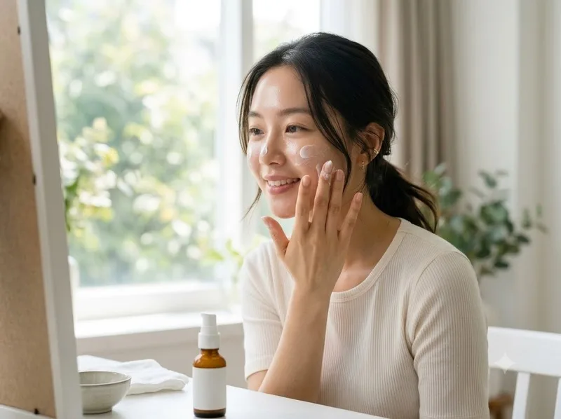 Skincare buổi sáng tối giản giúp tiết kiệm thời gian chăm sóc da